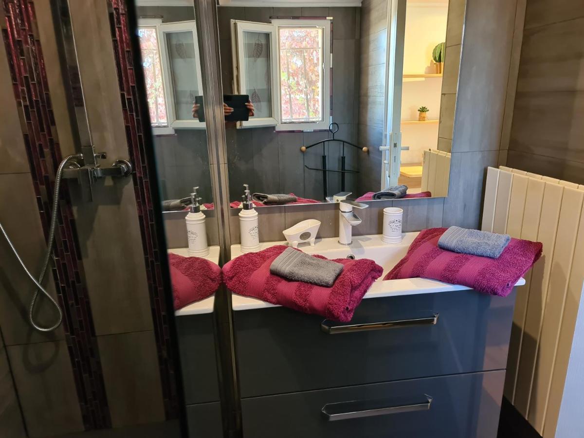Appartements Dans Villa Privee Avec Piscine, Jardin, Parking Clos, Wifi, Climatisation Meyreuil Exterior photo